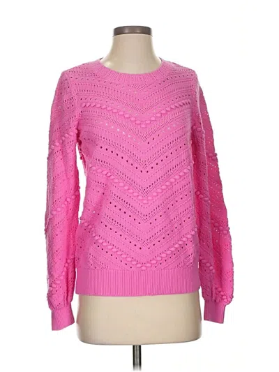 Pre-owned Ann Taylor Loft Pullover Sweater In Pink
