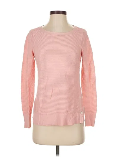 Pre-owned Ann Taylor Loft Pullover Sweater In Pink