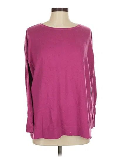 Pre-owned Ann Taylor Loft Pullover Sweater In Pink