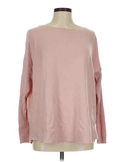 Pre-owned Ann Taylor Loft Pullover Sweater In Pink