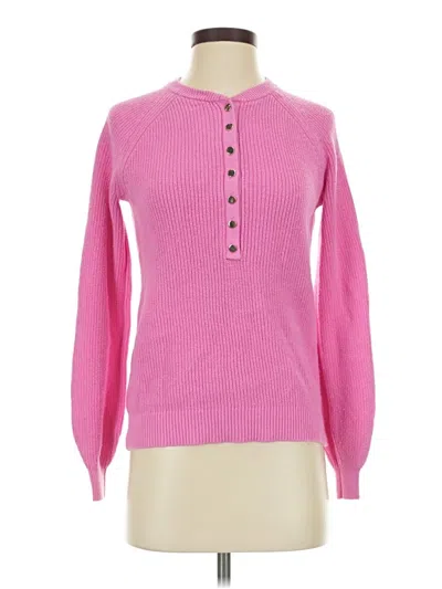 Pre-owned Ann Taylor Loft Pullover Sweater In Pink