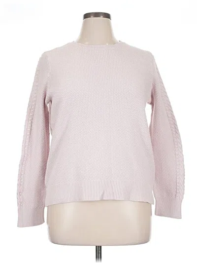 Pre-owned Ann Taylor Loft Pullover Sweater In Pink