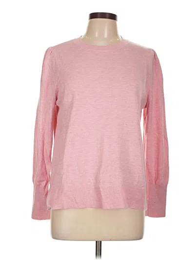 Pre-owned Ann Taylor Loft Pullover Sweater In Pink