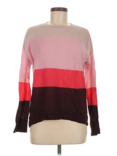 Pre-owned Ann Taylor Loft Pullover Sweater In Pink