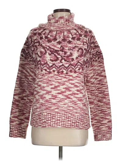 Pre-owned Ann Taylor Loft Pullover Sweater In Pink