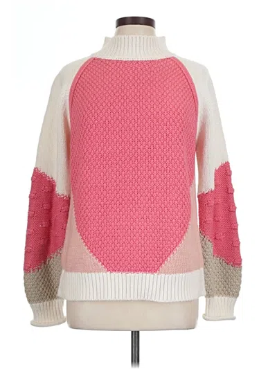 Pre-owned Ann Taylor Loft Pullover Sweater In Pink