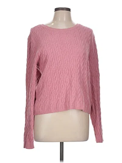 Pre-owned Ann Taylor Loft Pullover Sweater In Pink