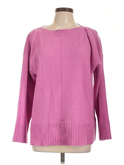 Pre-owned Ann Taylor Loft Pullover Sweater In Pink