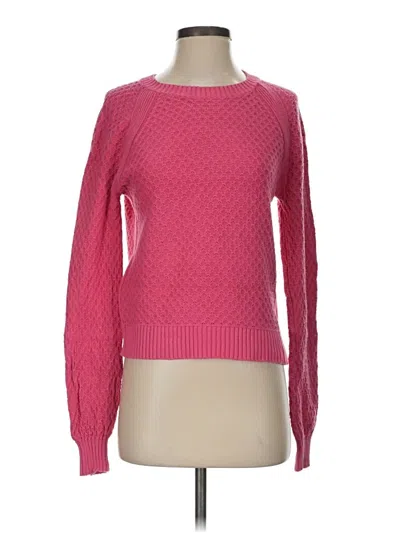 Pre-owned Ann Taylor Loft Pullover Sweater In Pink