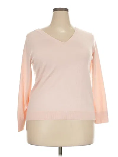 Pre-owned Ann Taylor Loft Pullover Sweater In Pink