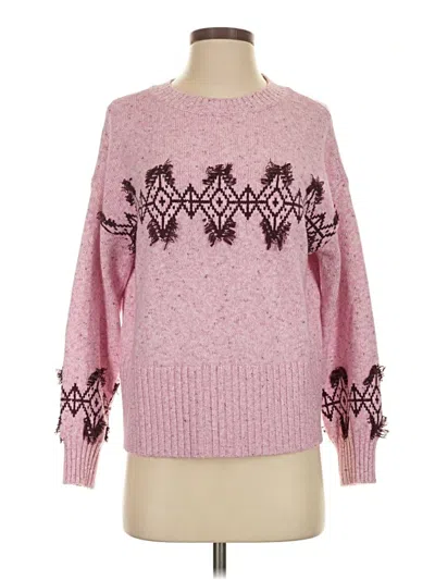 Pre-owned Ann Taylor Loft Pullover Sweater In Pink