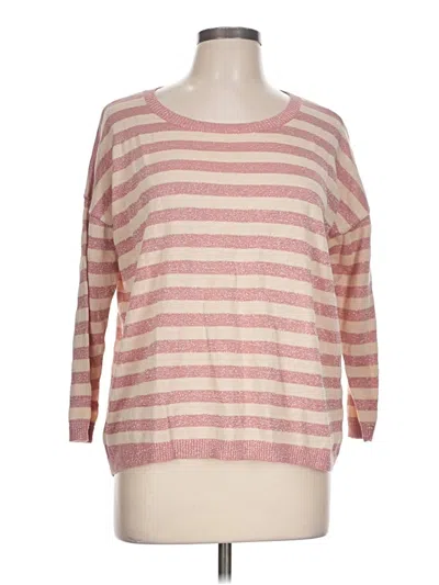 Ann Taylor Loft Pullover Sweater In Pink
