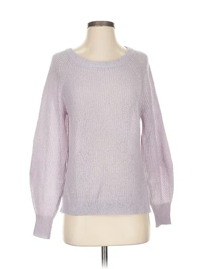 Pre-owned Ann Taylor Loft Pullover Sweater In Purple