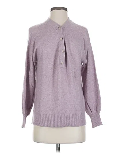 Pre-owned Ann Taylor Loft Pullover Sweater In Purple
