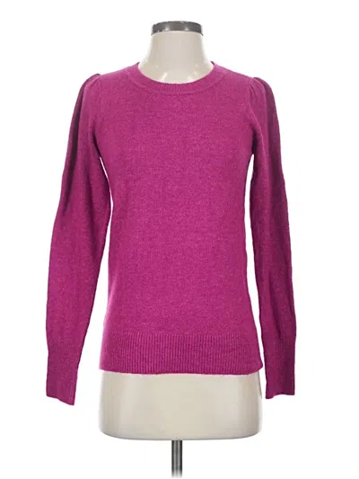 Pre-owned Ann Taylor Loft Pullover Sweater In Purple