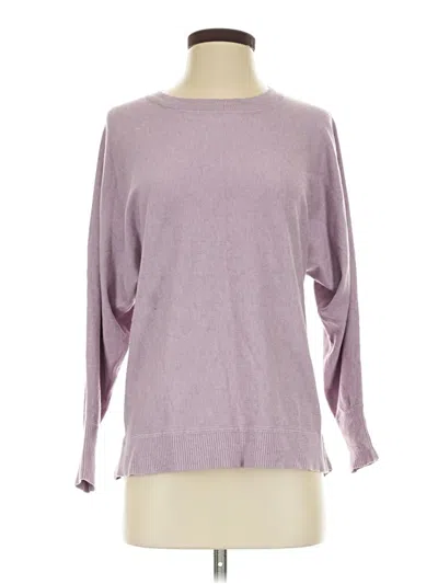 Pre-owned Ann Taylor Loft Pullover Sweater In Purple