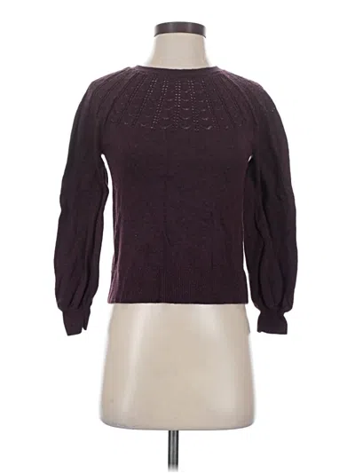Pre-owned Ann Taylor Loft Pullover Sweater In Purple