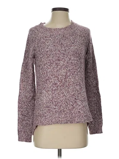 Pre-owned Ann Taylor Loft Pullover Sweater In Purple