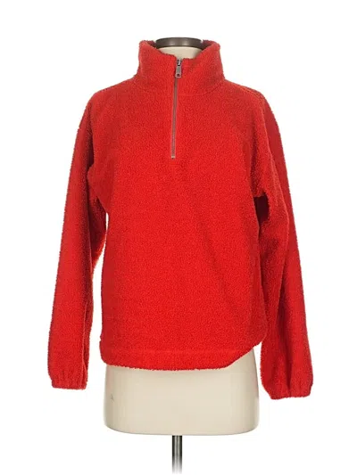 Pre-owned Ann Taylor Loft Pullover Sweater In Red