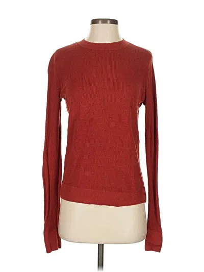 Pre-owned Ann Taylor Loft Pullover Sweater In Red