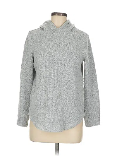 Pre-owned Ann Taylor Loft Pullover Sweater In Silver