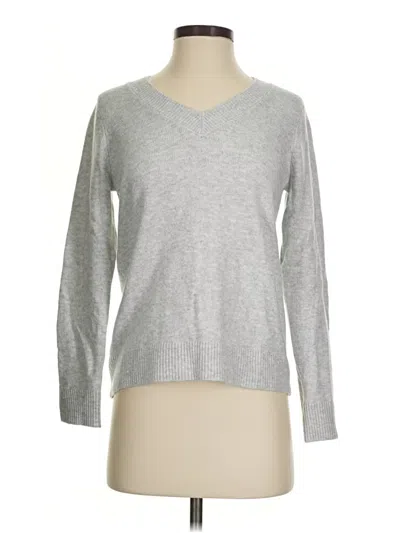 Ann Taylor Loft Pullover Sweater In Silver
