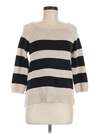 Pre-owned Ann Taylor Loft Pullover Sweater In Tan
