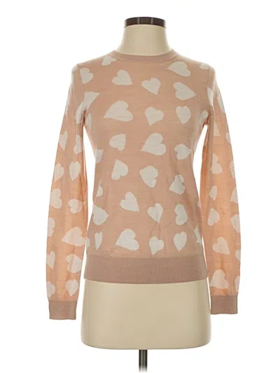Pre-owned Ann Taylor Loft Pullover Sweater In Tan