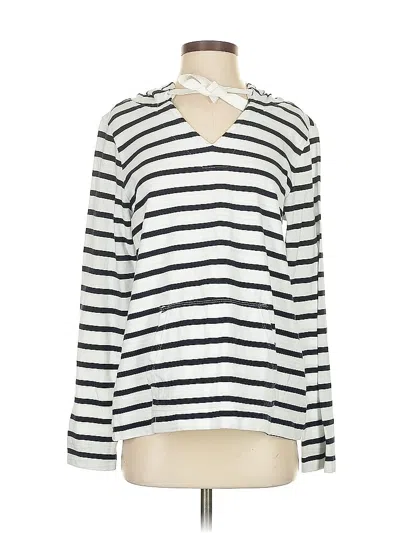 Pre-owned Ann Taylor Loft Pullover Sweater In White