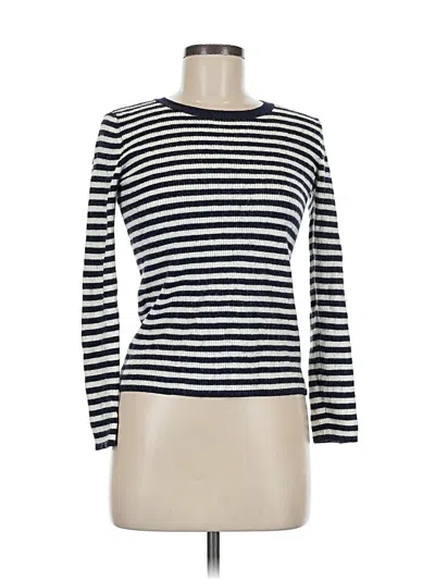 Pre-owned Ann Taylor Loft Pullover Sweater In White