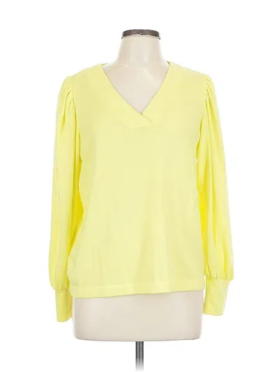 Pre-owned Ann Taylor Loft Pullover Sweater In Yellow