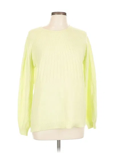 Pre-owned Ann Taylor Loft Pullover Sweater In Yellow