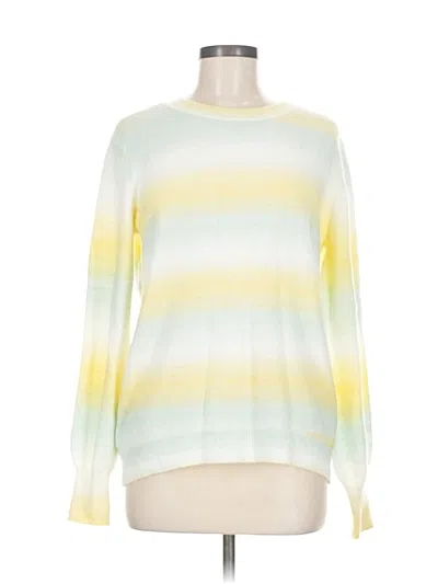 Pre-owned Ann Taylor Loft Pullover Sweater In Yellow