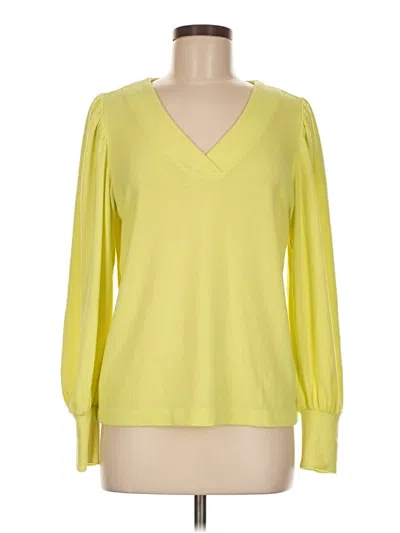 Pre-owned Ann Taylor Loft Pullover Sweater In Yellow