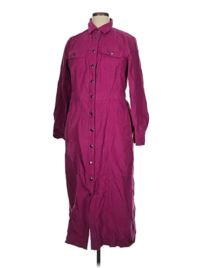 Pre-owned Ann Taylor Loft Raincoat In Purple