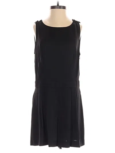 Pre-owned Ann Taylor Loft Romper In Black