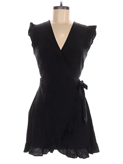 Pre-owned Ann Taylor Loft Romper In Black