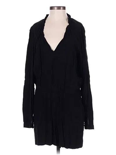 Pre-owned Ann Taylor Loft Romper In Black