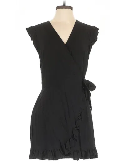 Pre-owned Ann Taylor Loft Romper In Black