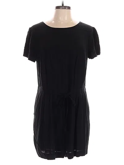Pre-owned Ann Taylor Loft Romper In Black