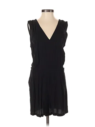 Pre-owned Ann Taylor Loft Romper In Black