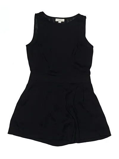 Pre-owned Ann Taylor Loft Romper In Black