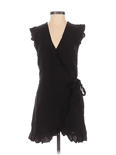 Pre-owned Ann Taylor Loft Romper In Black
