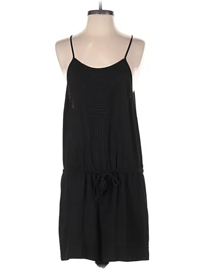 Pre-owned Ann Taylor Loft Romper In Black