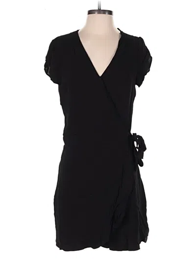 Pre-owned Ann Taylor Loft Romper In Black