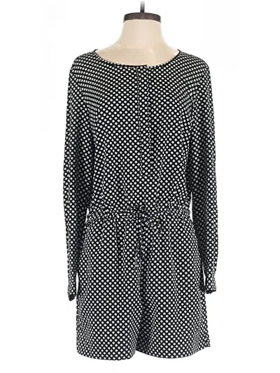 Pre-owned Ann Taylor Loft Romper In Black