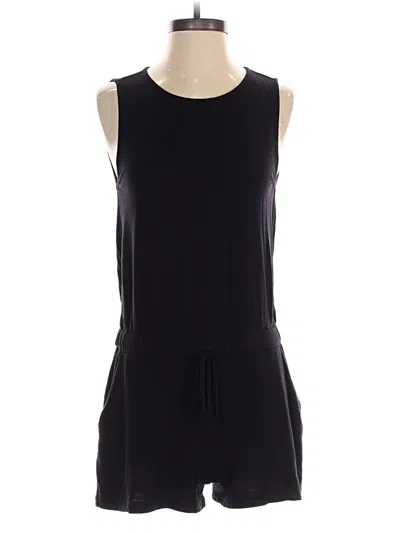 Pre-owned Ann Taylor Loft Romper In Black