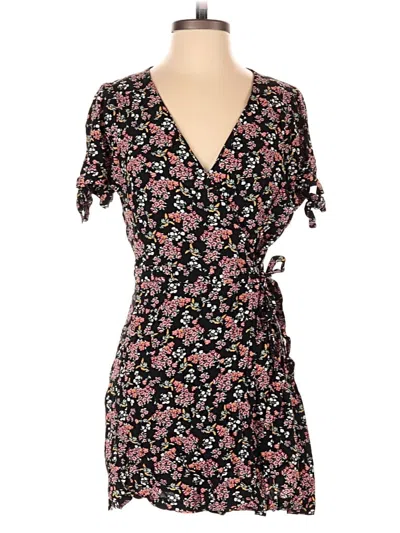 Pre-owned Ann Taylor Loft Romper In Black