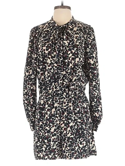 Pre-owned Ann Taylor Loft Romper In Black