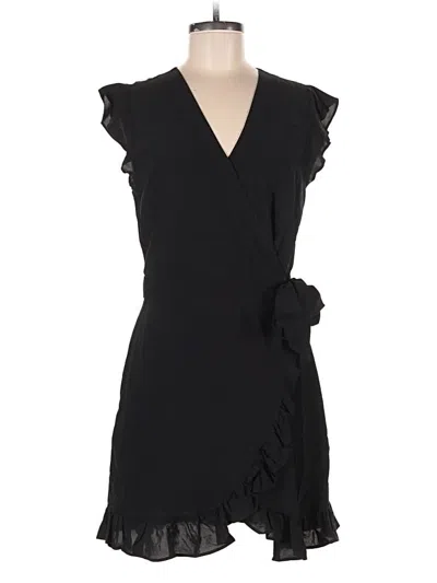 Pre-owned Ann Taylor Loft Romper In Black